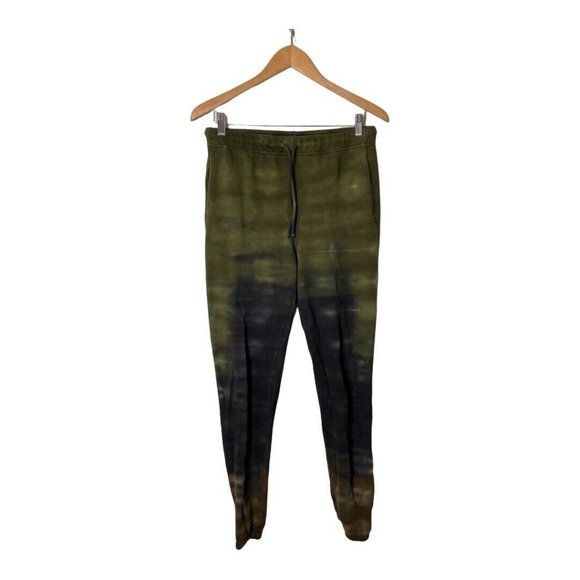 Cotton Citizen Milan Tie Dye Green Moss Ombré Sweatpants M - Picture 3 of 7